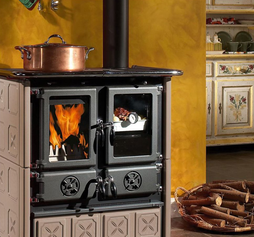 Отопительно варочная печь La Nordica Rosetta Maiolica