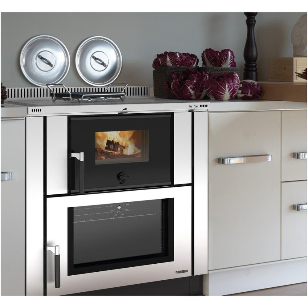 Отопительно варочная печь La Nordica Verona Inox