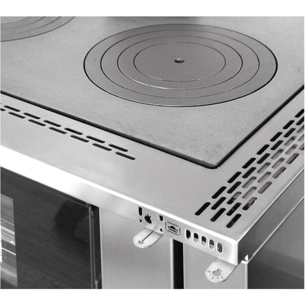 Отопительно варочная печь La Nordica Verona Inox