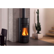 Печь-камин La Nordica Fortuna Steel Nero Antracite