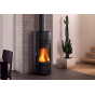Печь-камин La Nordica Fortuna Steel Nero Antracite