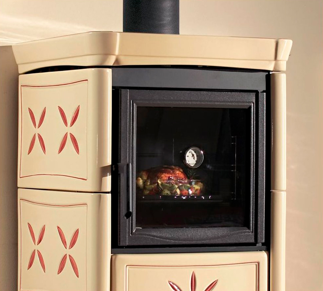 Отопительно-варочная печь La Nordica Nicoletta Vogue Silk Forno