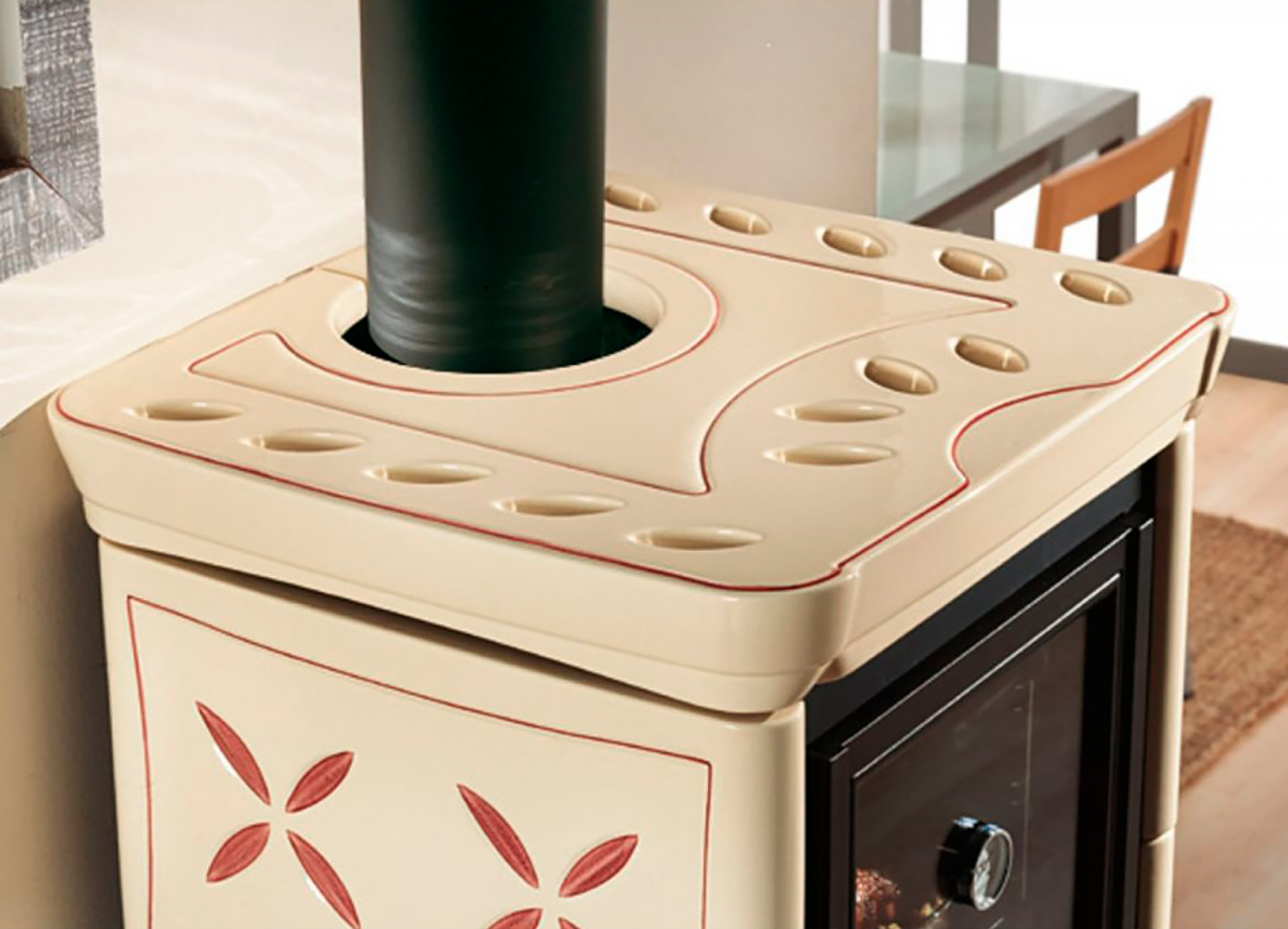 Отопительно-варочная печь La Nordica Nicoletta Vogue Silk Forno
