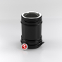 Злемент трубы Schiedel Permeter H250 мм. D130 PM25 (Черный)