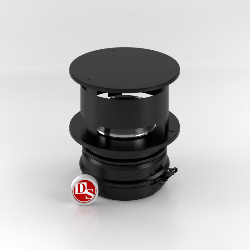 Конус с зонтиком Schiedel Permeter D130 PM25 (Черный)