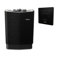 Печь Tylo Sence Pure 8 (61001346), черная, блок управления в комплекте