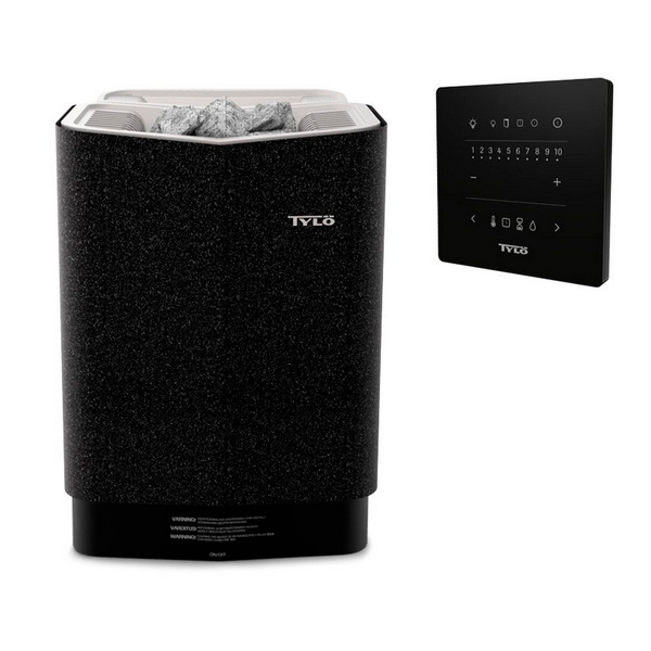 Печь Tylo Sence Сombi Pure 6 Black (Блок управления Pure в комплекте)