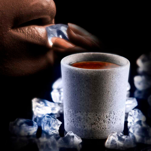 Рюмка из камня (Талькомагнезит) Hukka Freeze, для напитков