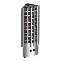 Печь для сауны Harvia Glow Corner TRС70E Steel