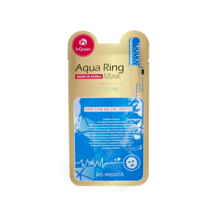 Маска для лица с гиалуроновой кислотой US Medica Aqua Ring Mask (синий)