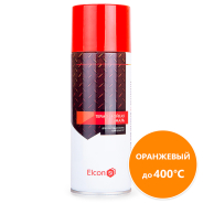 Краска аэрозольная, термостойкая Elcon, цвет оранжевый, 0,27 кг., 400+