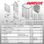 Электрическая печь Harvia Club Combi K15GS