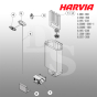 Печь для сауны, бани Harvia Delta D-36EE