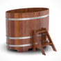 Купель из лиственницы в баню, сауну BentWood (0,80х1,42хh=1,0) мореная