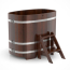 Купель из дуба в баню, сауну BentWood (0,76х1,16хh=1,0) мореная Bentwood