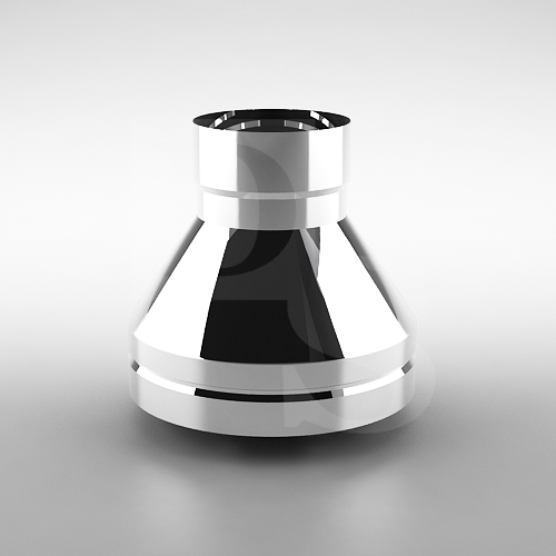 Насадка верхняя НУВ D120/220, S=1/0,6 mm. Балтвент (Элемент дымоходной системы, для печей, каминов)