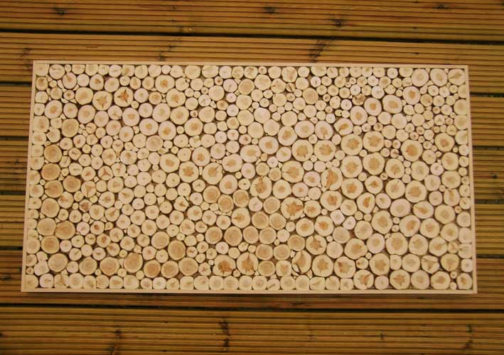 Панно декоративное для сауны, бани, Можевельник 500х500 Россия