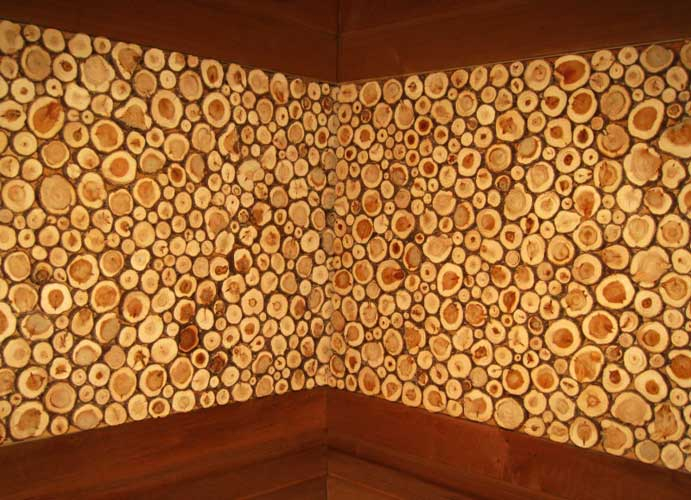 Панно декоративное для сауны, бани, Можевельник 500х1200 Россия