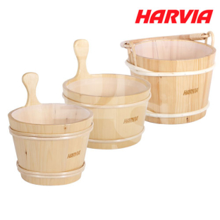 Шайка Harvia SAC10107, 7 литров, с пластмассовой вставкой
